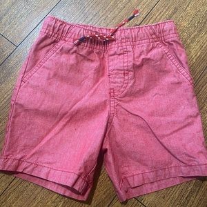 Cat & Jack Red Woven Pull on Toddler Shorts 3T